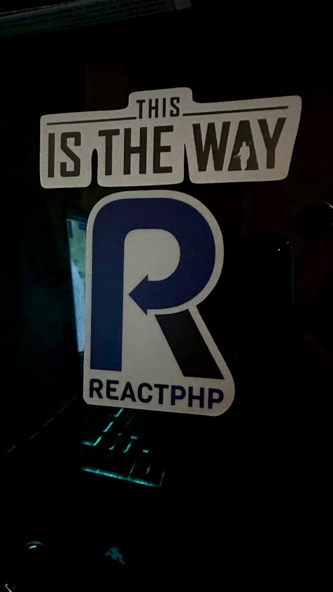 HierIstPatrick's tweet image. Thank you for the awesome Stickers 😍 Keep up the great work 💪🏼This is the way #ReactPHP @reactphp @another_clue