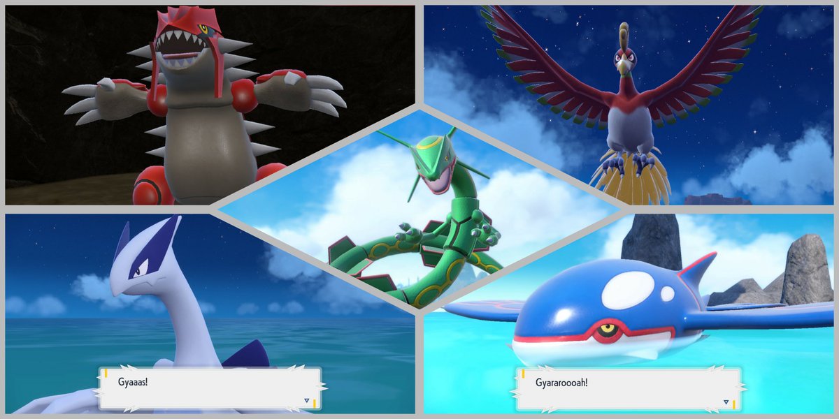 ObsidianKarasu's tweet photo. Another five legendary Pokémon have joined the collection as the hunt continues, Groudon, Rayquaza, Kyogre, Ho-Oh & Lugia! 🗺🧭
#PokemonScarletViolet #IndigoDisk #LegendaryHunter #NintendoSwitch https://t.co/hbud961YTz