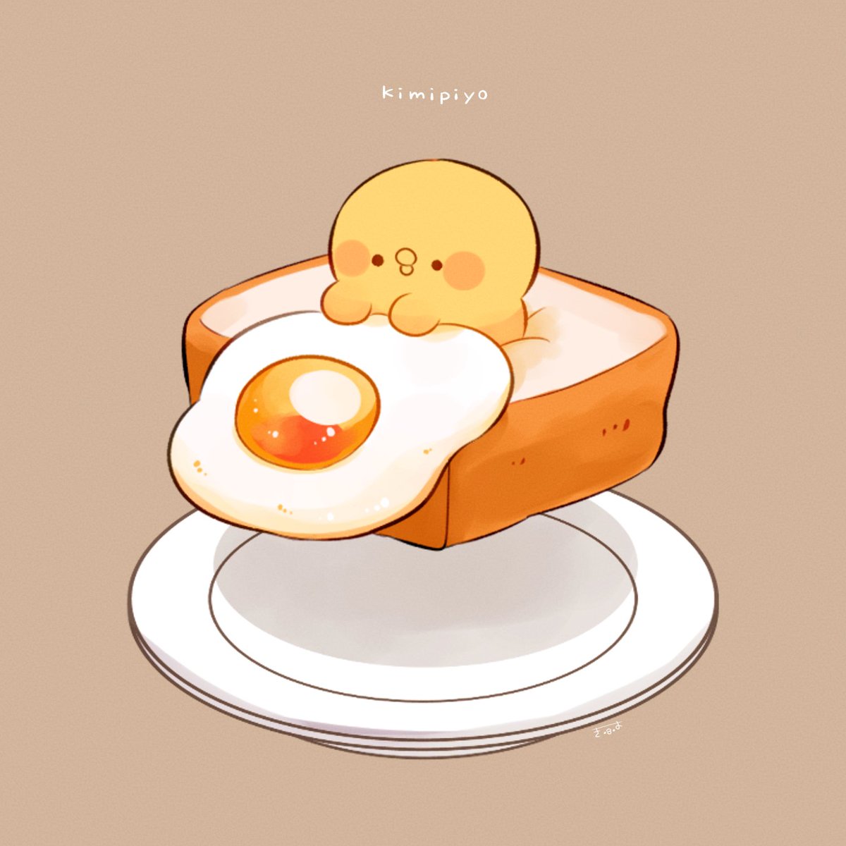 food bird egg (food) fried egg chick no humans simple background  illustration images