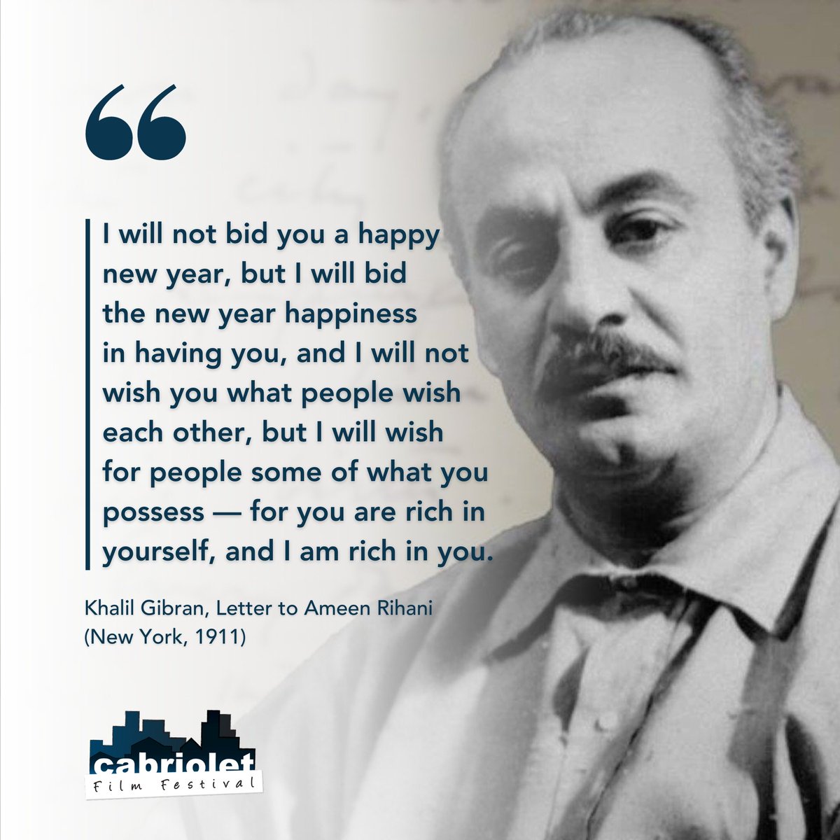 This new year at the #CabrioletFilmFestival, we’re celebrating “The Other” in all its vibrant glory! May this year’s films inspire us to embrace diversity, foster empathy, and discover the beauty of untold stories.
#HappyNewYear 🎉