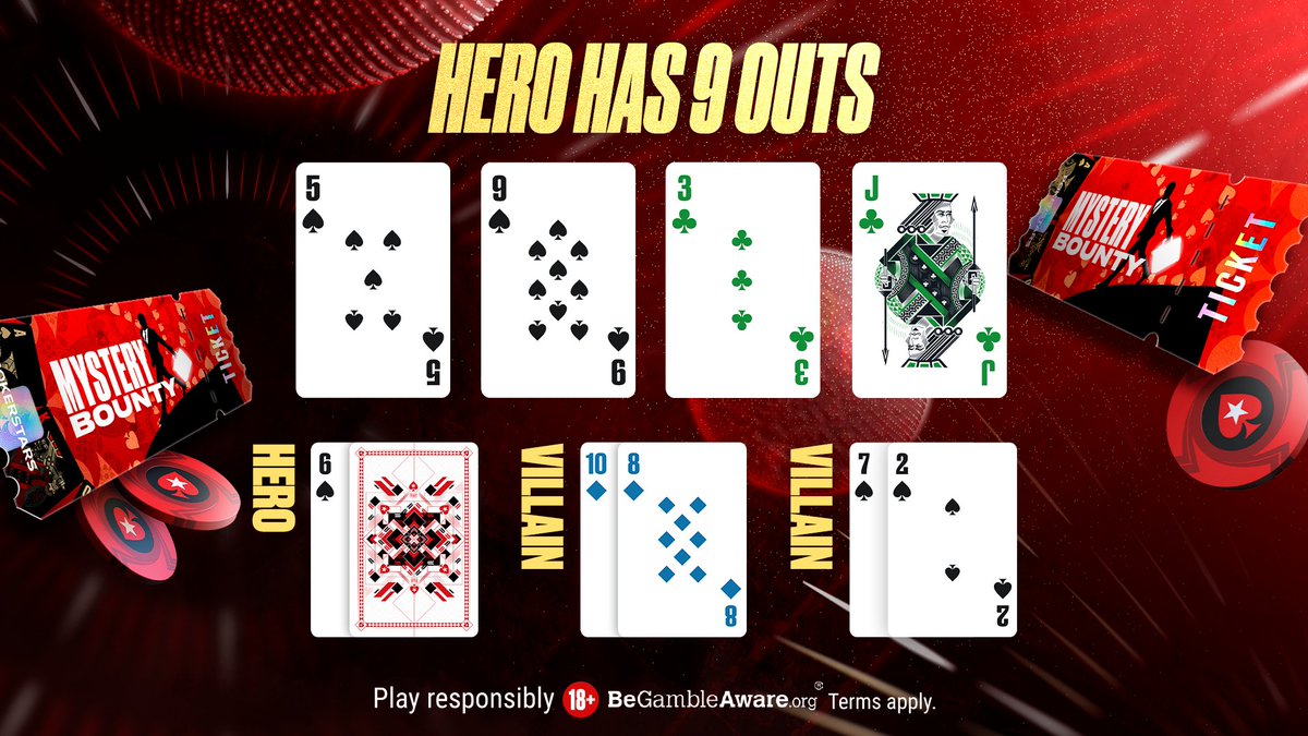 PokerStarsUK's tweet photo. 🎟️ Five $11 #PowerPath tickets to be won! 🎟️ 

Mystery Bounties will soon be debuting in the New Year Series.

But before they kick off, how good are you at figuring out the Mystery Card? 👇 

Reply with [StarsID] + #NewYearSeries by 18:00, Wedsr.

T&amp;Cs: https://t.co/CDuKQ5J30Z https://t.co/dWgnruq17g