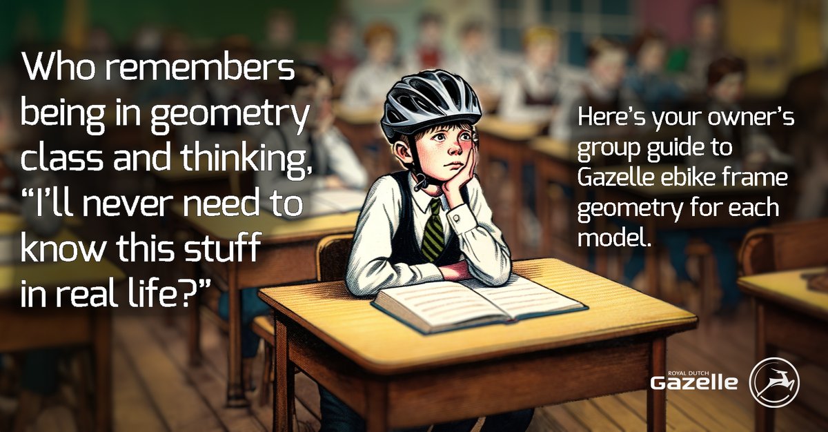 Gazelle ebike models feature different frame geometries. How do you know which one is best suited for your use case? Test rides are best, but this guide is a starting point to give you a basic understanding of the differences in each frame. Download here: geni.us/gazelle_geomet…