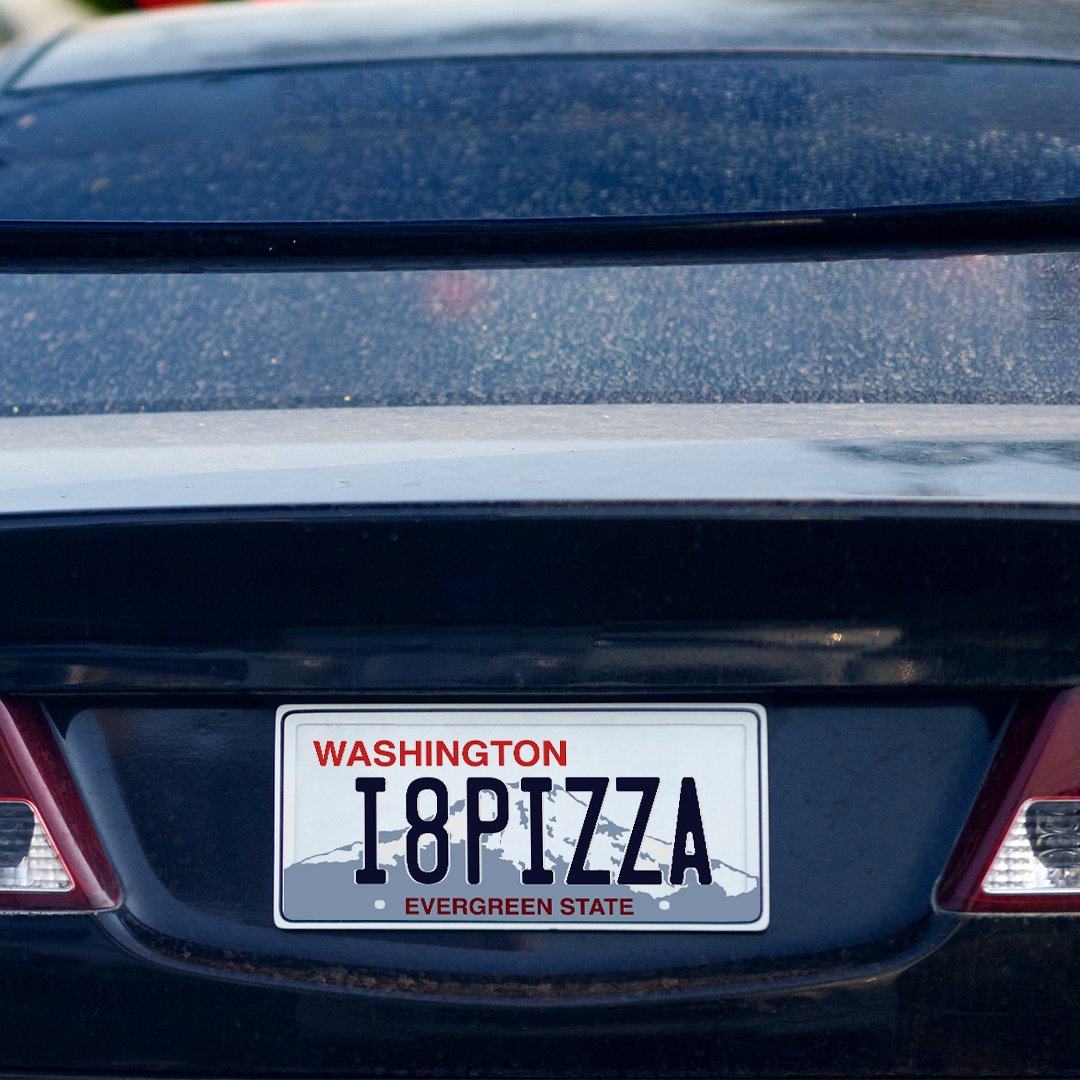 dominos's tweet image. new year, new custom plate. which one should i pick??