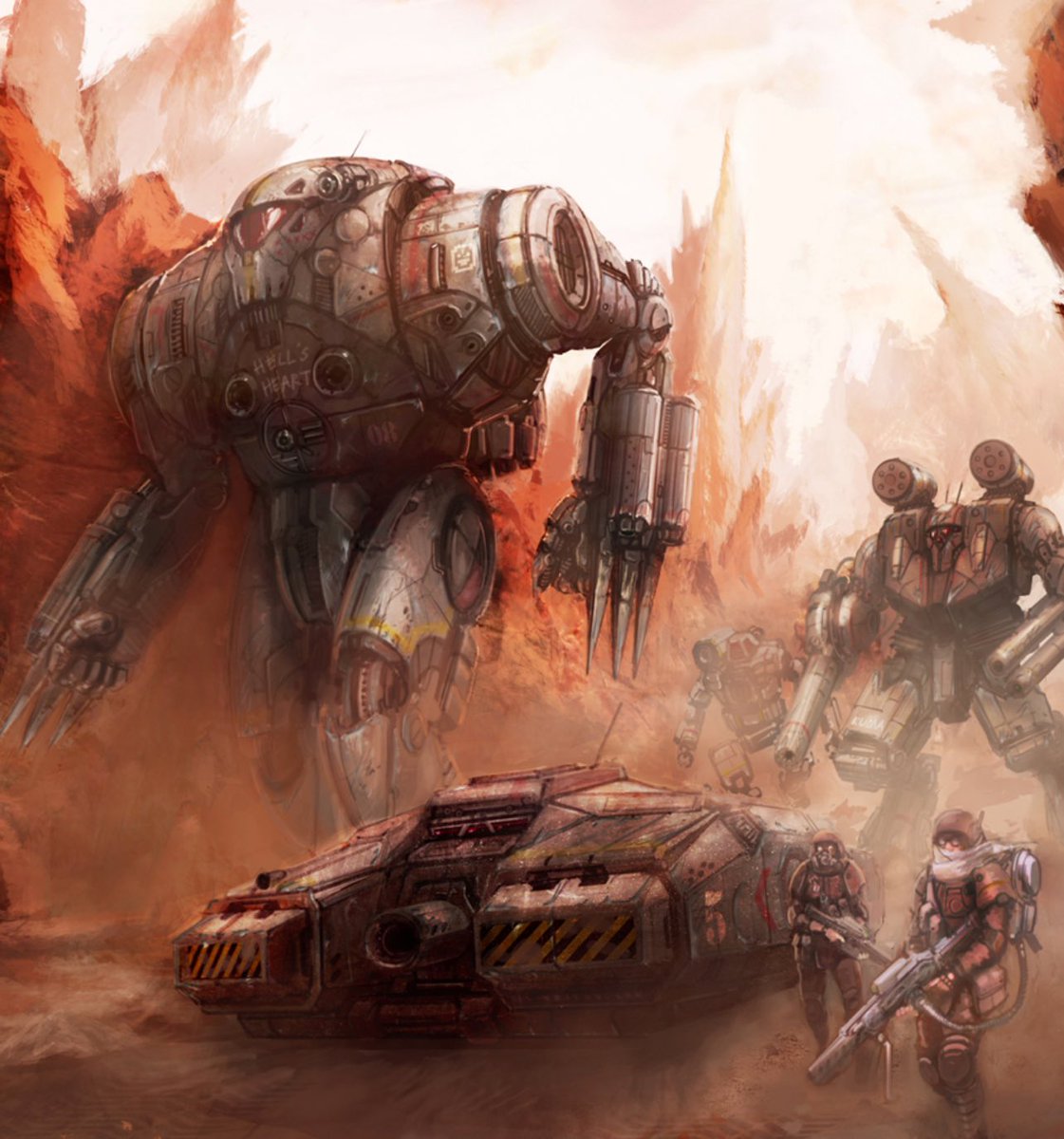Connor_Sellock's tweet photo. While the Taurian Concordat Free Press is a fair and balanced News organization… our Mechs have on occasion fought against the many, many enemies of the Concordat, no doubt catspaws, lickspittles &amp; sycophants of their evil Davion Overlords!
…

…err, umm… fair &amp; balanced :bow: https://t.co/IBxWipGwuw