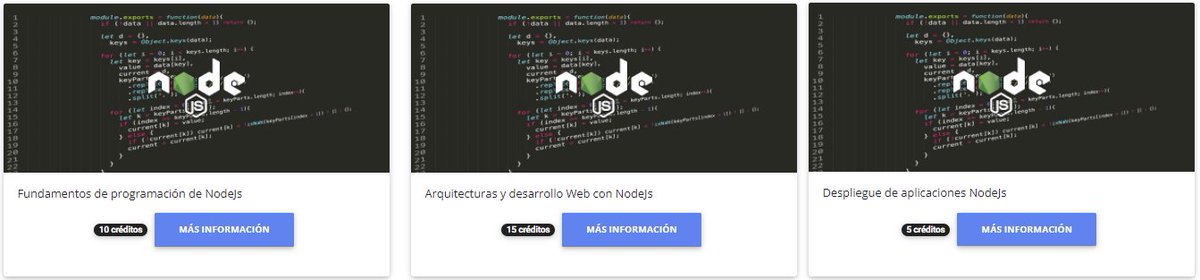 Quieres desarrollador tus aplicaciones Web con Node.Js? Master en Diseño y Desarrollo de aplicaciones Web con Node.js de la <a href="/ETSIIUNED/">ETSI Informática UNED</a>. Tu eliges tu destino!!!  
Matrícula hasta el 15 de enero de 2024: bit.ly/3NGwePw