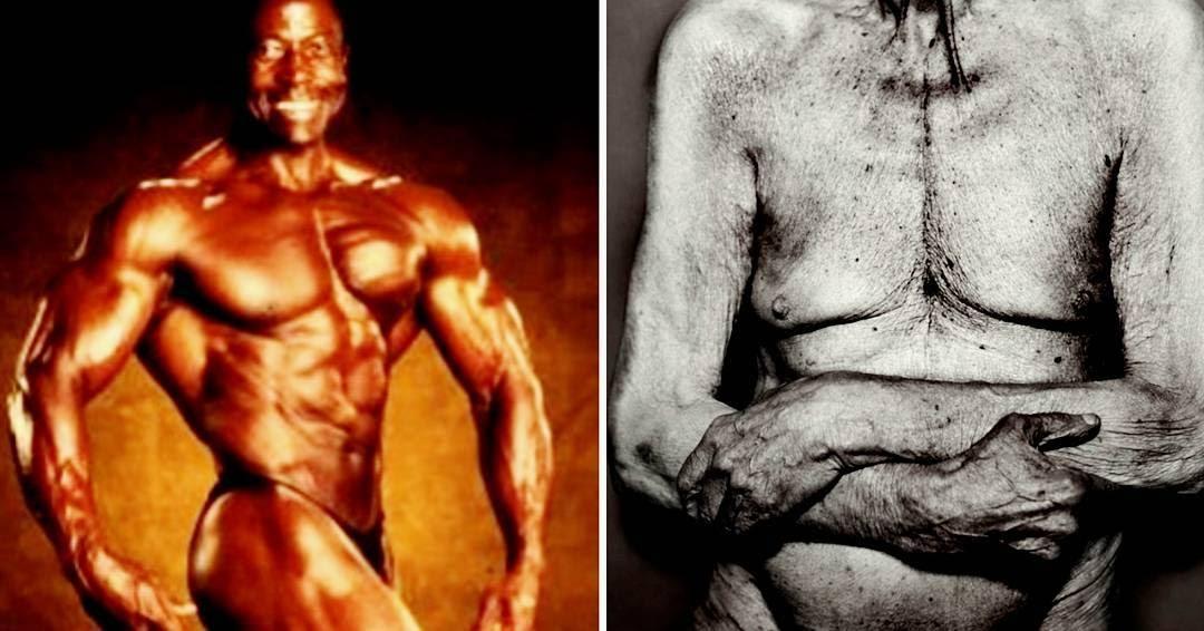 Both these pics are of 75 year old men. The guy on the left was a #vegan #bodybuilder named #jimmorrison .

#plantstrong🌱 🎓🤔🤣