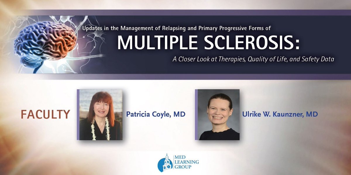 MLG_CME's tweet image. Take a closer look at #MultipleSclerosis with our New CME/CNE Webinar Series with Dr. Coyle and Dr. Kaunzner as they discuss current therapies, quality of life, and #safetydata!

🧠Register Now: ow.ly/z5vF50Qmnuv

#MedEd #Neurology #MedLearningGroup