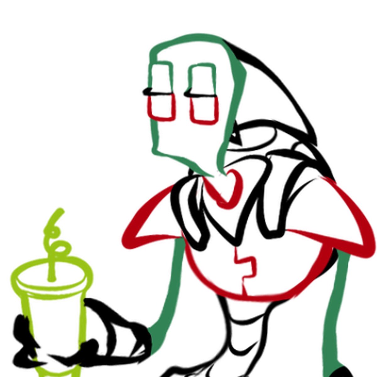 allpowerfulred's tweet photo. drew this on my tablet in the middle of a meeting lol i'm supposed to be appeasing some planet jackers but they boring asf https://t.co/nd7SBSXeax