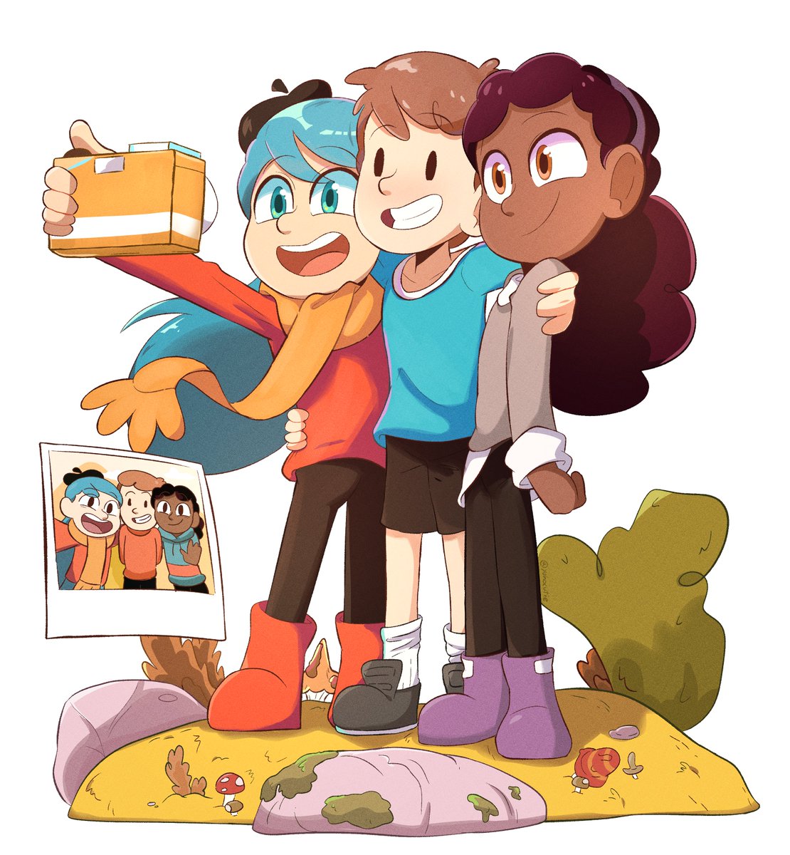 The places you'll go... 💙🧡💜
#Hilda #hildatheseries