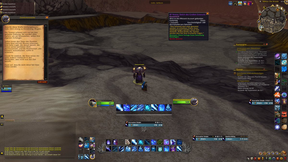 ChromieDe's tweet photo. Ein neuer NPC ist in Silithus aufgetaucht und ihr könnt ihn ansprechen, wenn ihr die Waffen moggt, die es zur Ankündigung von The War Within gab.

Sehr interessant!!
Video dazu lade ich morgen hoch!

#warcraft @Warcraft_DE #thewarwithin https://t.co/TqrXSEGzLv