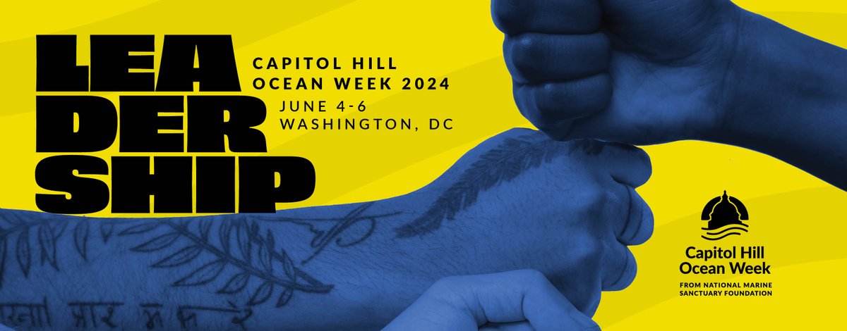 SAVE THE DATE FOR #CHOW2024!

Calling all wavemakers: Join us June 4-6 in Washington, DC or online to engage on LEADERSHIP! 

#CHOW2024 calls upon leaders to come together and center people at the core of ocean solutions. See what's in store at #CHOW2024: CapitolHillOceanWeek.org
