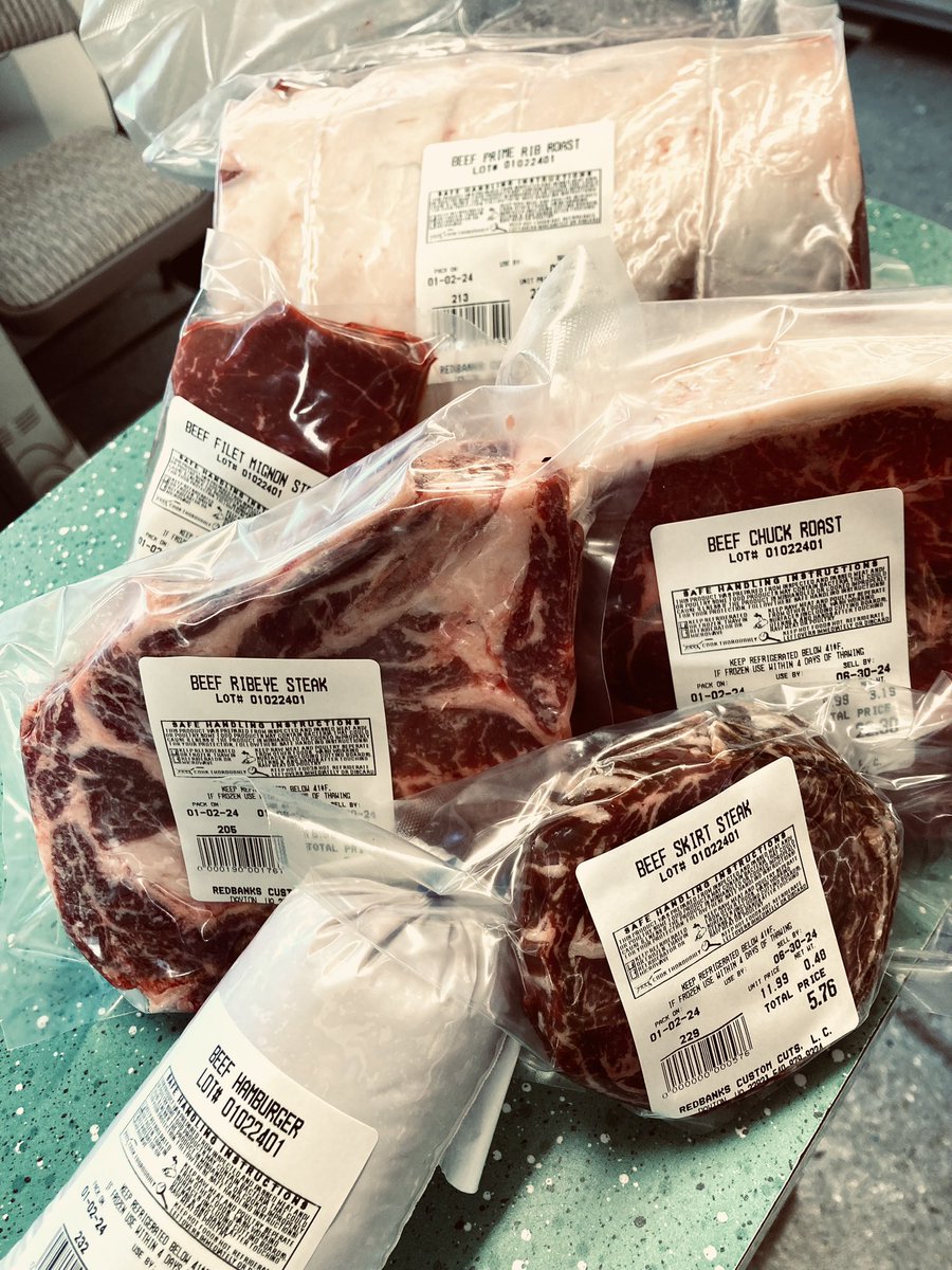 RedbanksCustom's tweet photo. Restock on beef cuts! Available fresh, this week only. 

We’ll be adding some new products later this month, so follow along to stay tuned! 

#localfarms #familybusiness #locallygrown https://t.co/7uDhvVu01l