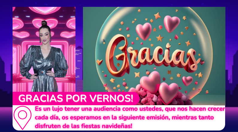 ¡Hasta aquí el programa 3! Gracias por vernos. #EstáPasando3