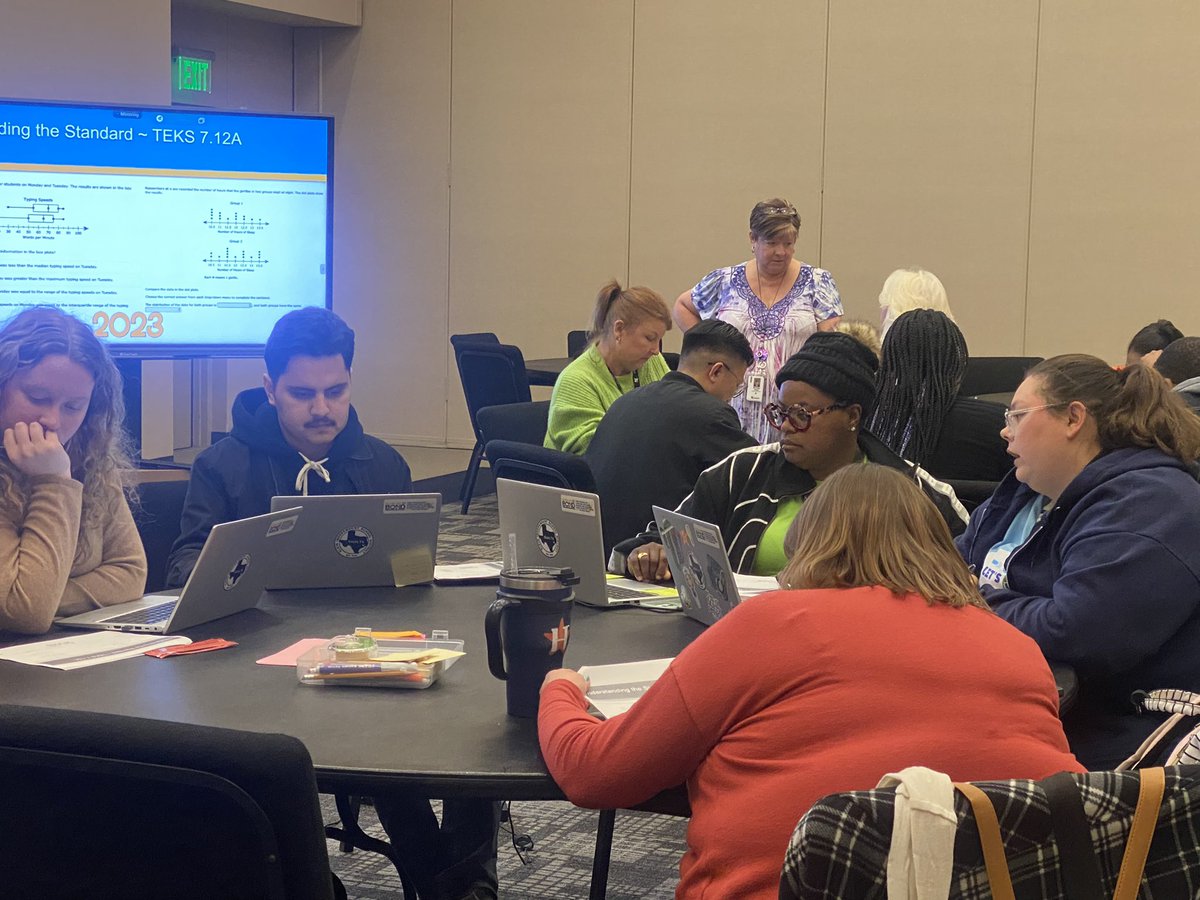 czorn2's tweet image. #KleinMath grade 7 teachers plotting and planning for exemplar instruction and student success. @AlysaCozart @KleinISD @KleinISDMath @beth_gilleland @jenny_mcgown