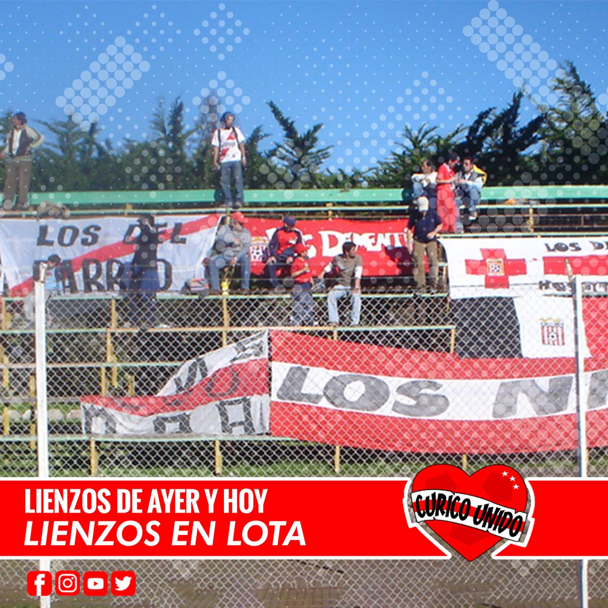 CUenelcorazon's tweet photo. PRESENTE EN CADA CANCHA 🫡

Año 2006 y el colorido Albirrojo no podía faltar en la visita al Federico Schwager. ❤️🤍 https://t.co/YD0IhgnsCg