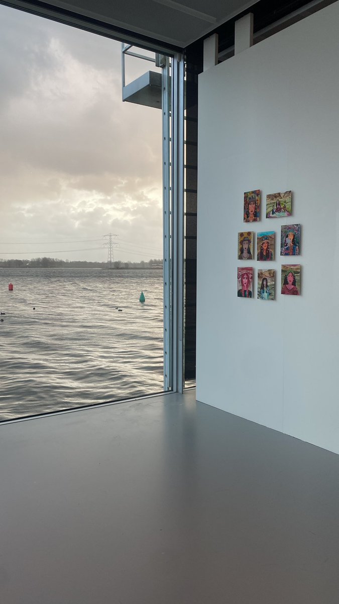 BeenaNouri's tweet photo. Wishing everyone a Happy New Year!

Photos from the opening of The Fire In Their Eyes Exhibition in Kunstlinie, Almere, Netherlands that I had the pleasure of participating in with incredible artists from around the world. https://t.co/PMIJHEhQTv