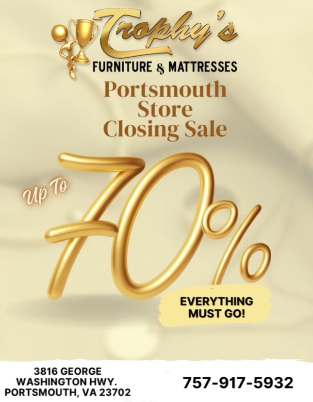 DaGhettoTrophy's tweet image. #everything #everythingmustgo #storeclosingsale #storeclosing #portsmouth #va