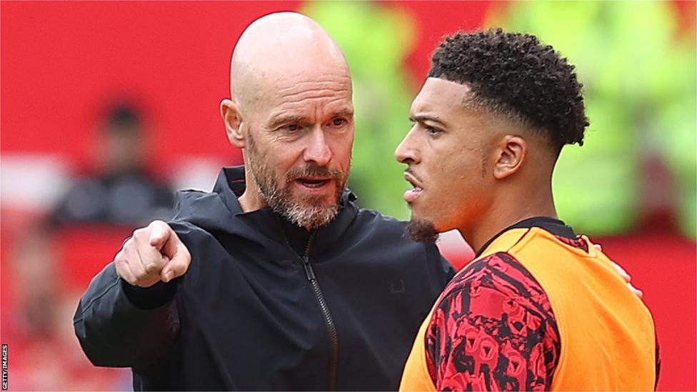 News247Ug's tweet photo. Manchester United Jadon Sancho might return to Borussia Dortmund on loan this month.
#SureWin247 https://t.co/AD9gSTcqGq