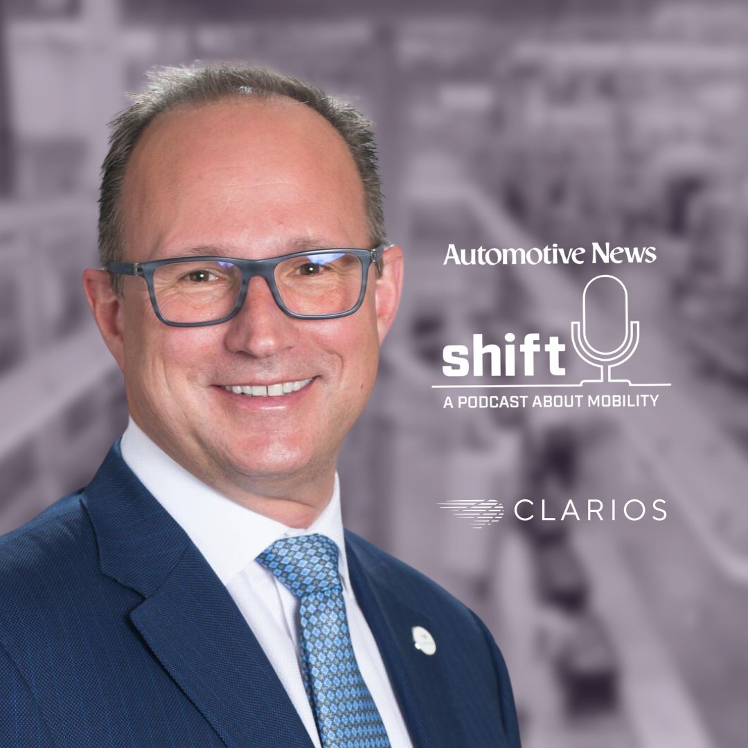 Don't miss the new “Shift” episode from @Automotive_News. Clarios CEO Mark Wallace discusses the enduring role of low-voltage batteries in an EV era. Check it out: bit.ly/3RKQeBD #Clarios #Mobility #Batteries #EVs