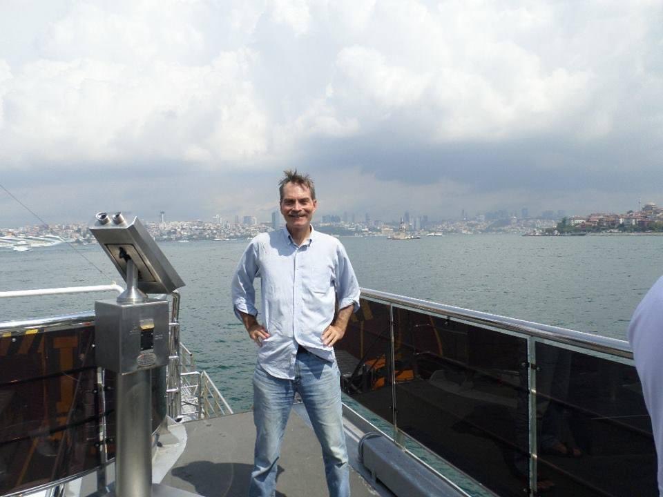 RichAtkinson's tweet photo. I finished the rough draft of my book “Spiritual Traveler”. 61,378 words. It feels expansive! like I felt in this photo, crossing the Bosporus from Europe to Asia! https://t.co/pJjnkbKg1o