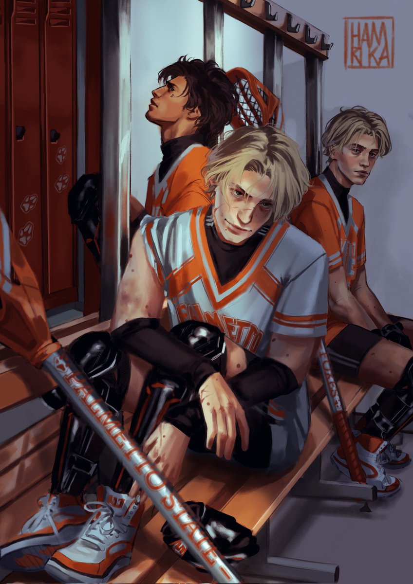 hamrikaa's tweet photo. New year, new obsession 🦊
I'm glad I looked past the first sentences of aftg, which really made me want to just close the book and never open it again. After a while, I somehow fell in love with that mess 💓

#aftg  #aftgfanart #andrewminyard #aaronminyard #kevinday #exy https://t.co/ohtRdh6o1c