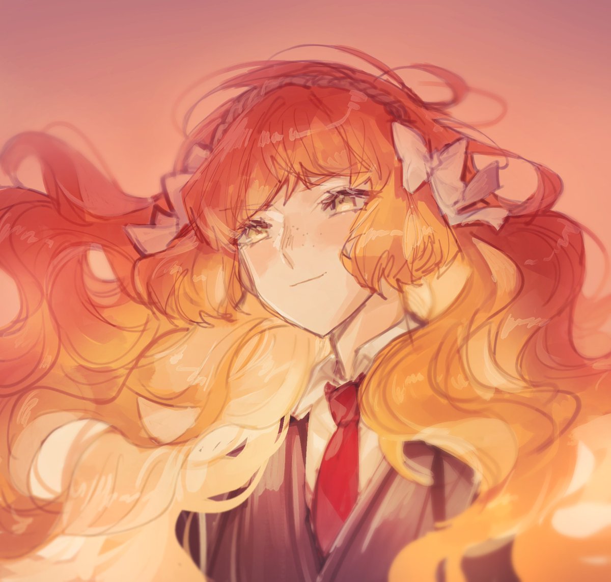 heartof_grace_'s tweet photo. Her hair, the color of sunset.
#LimbusCompany #limbus_company https://t.co/cVXo3x4kBt