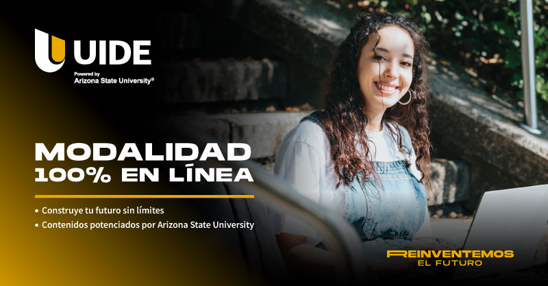 UIDE's tweet photo. Elige cuándo y dónde estudiar con la #UIDE que te ofrece acompañamiento y tutorías personalizadas, clases en vivo grabadas y una plataforma interactiva disponible 24/7.