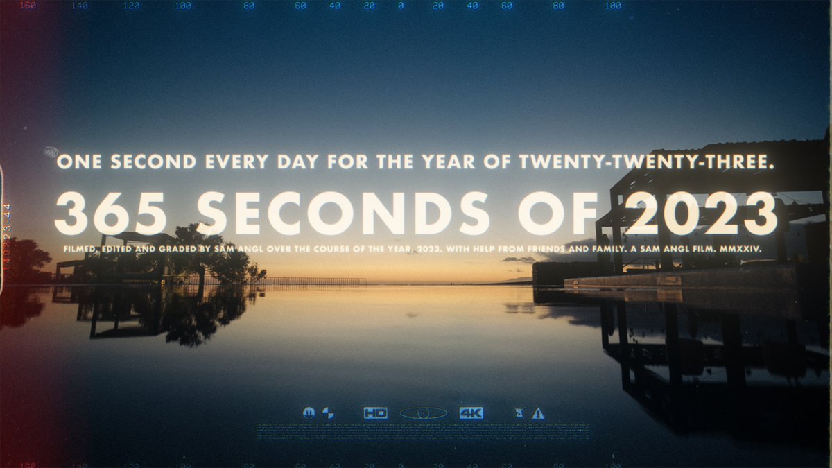 new video!! 365 seconds of 2023: 

youtube.com/watch?v=5GYzs-…