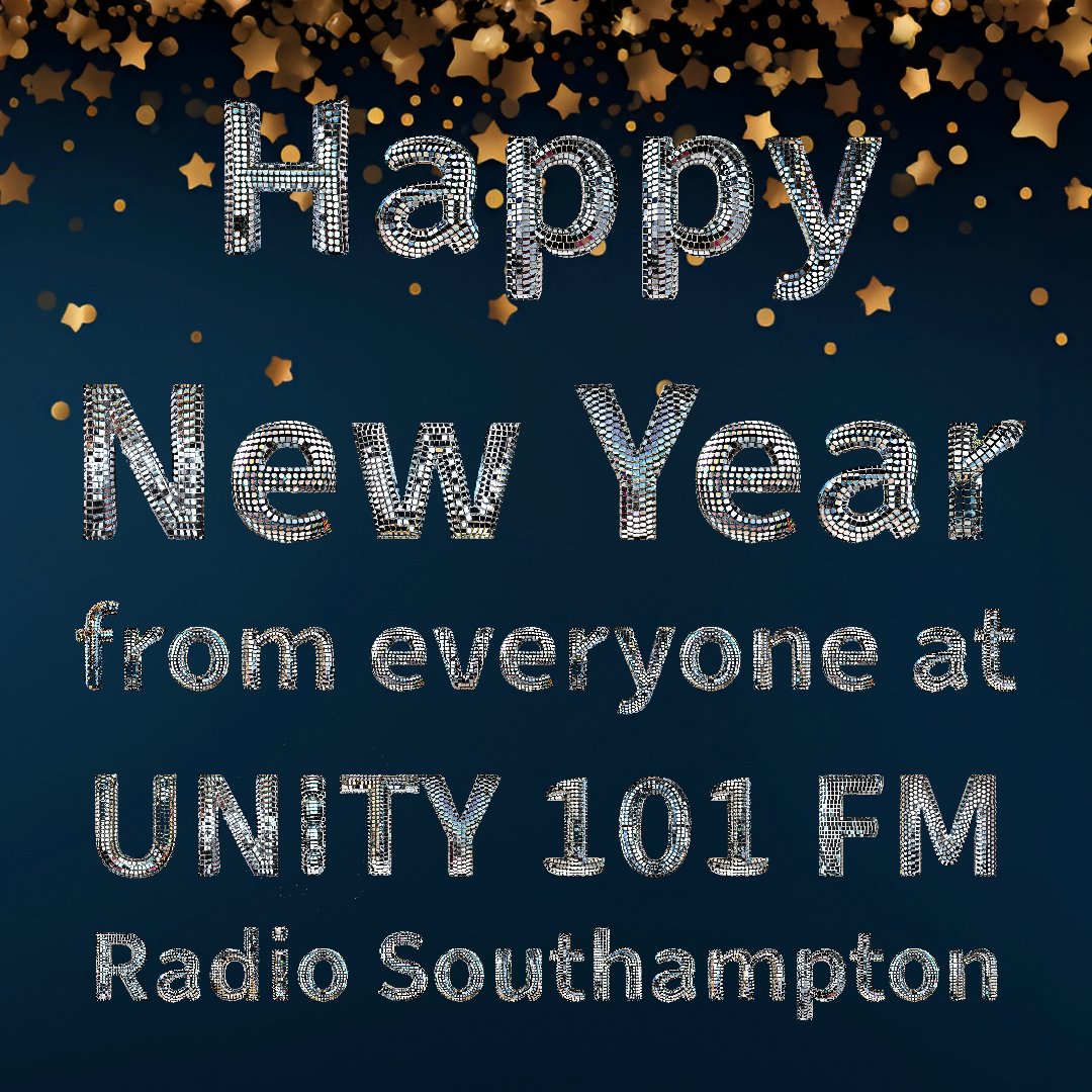 Happy New Year from everyone at Unity 101 FM Radio Southampton. Have an amazing 2024. Unity 101 FM social media is managed by Orange AI