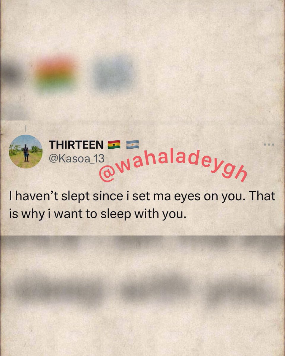 wahaladeygh's tweet photo. Pick up lines served best from Ghana twitter ๐๐<>> swipe
This is how they started #2024๐
#ghtwitter #accratwitter #pickuplines #newyear #wahaladeygh #wahalagh https://t.co/RM5glI59Rk