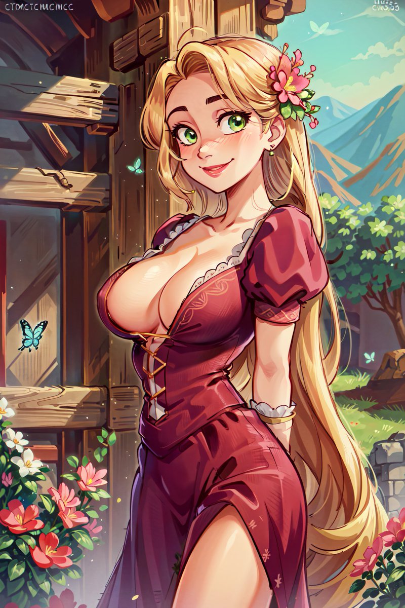 What might she be looking at?