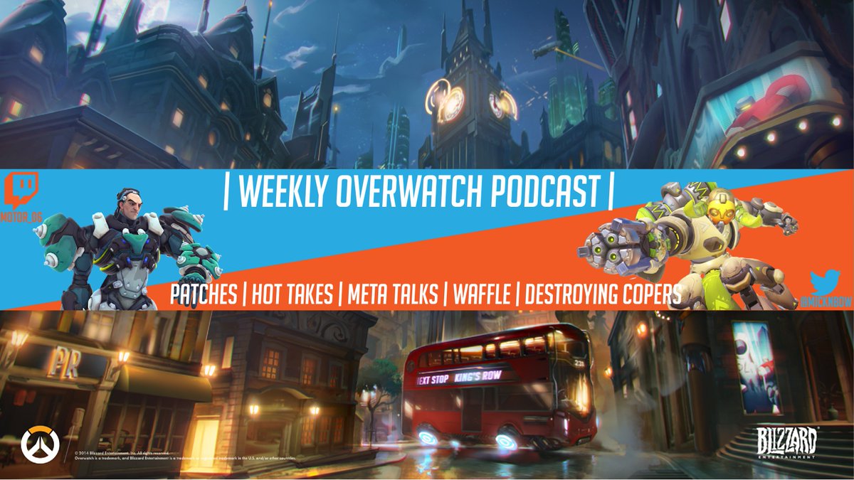 micknbOW's tweet photo. Better late than never, I'm happy to announce that me and @BradingRohan now have an official weekly podcast, discussing everything overwatch🎙️💪
https://t.co/IytN26VbVS https://t.co/DpJIwMlYjO