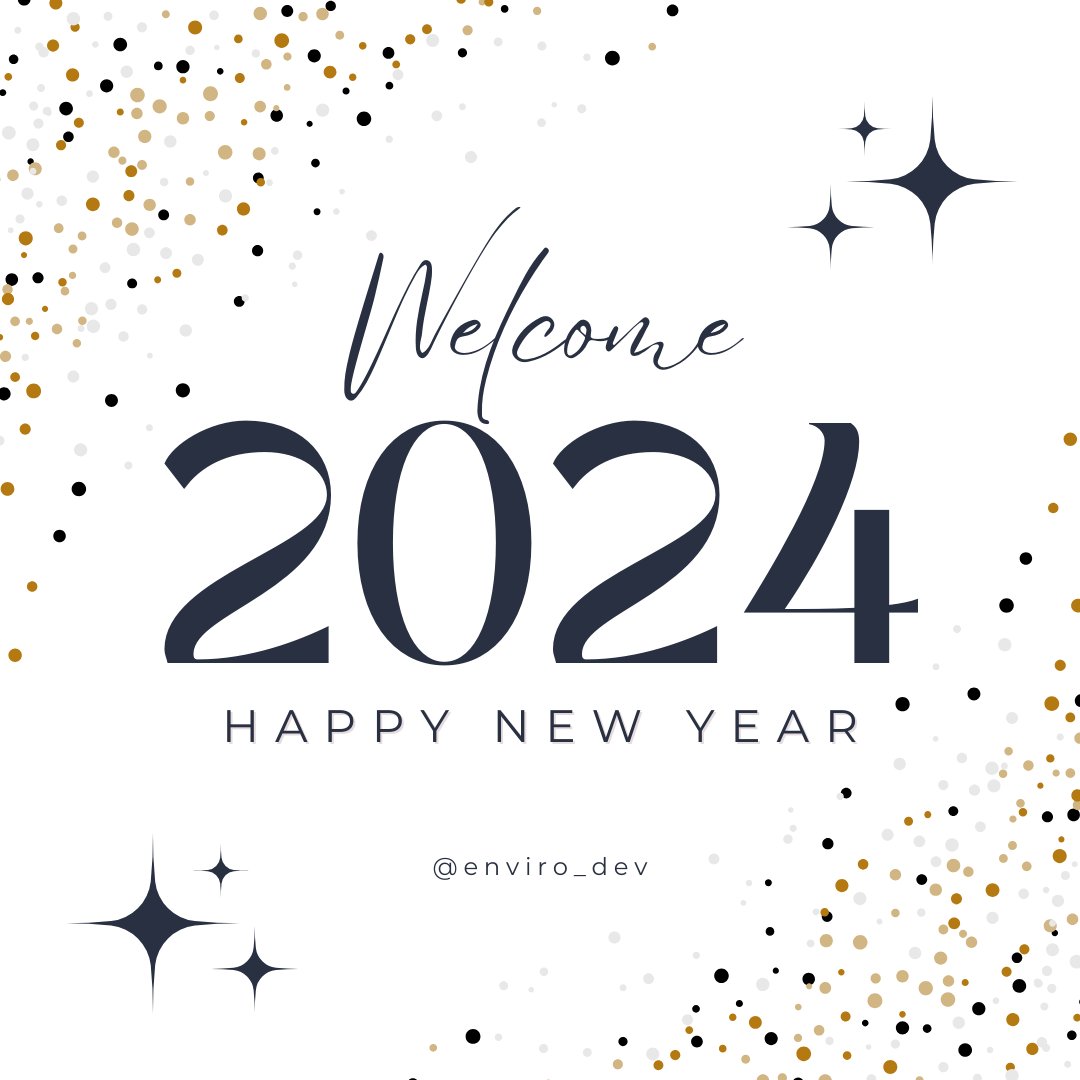 enviro_dev's tweet image. With best wishes for health and prosperity in 2024, we would like to inform you that we are intensifying work on the project. There will be several Short-Term Scientific Missions this year, which we will write about soon! #envirodev #CostAction #CA22111