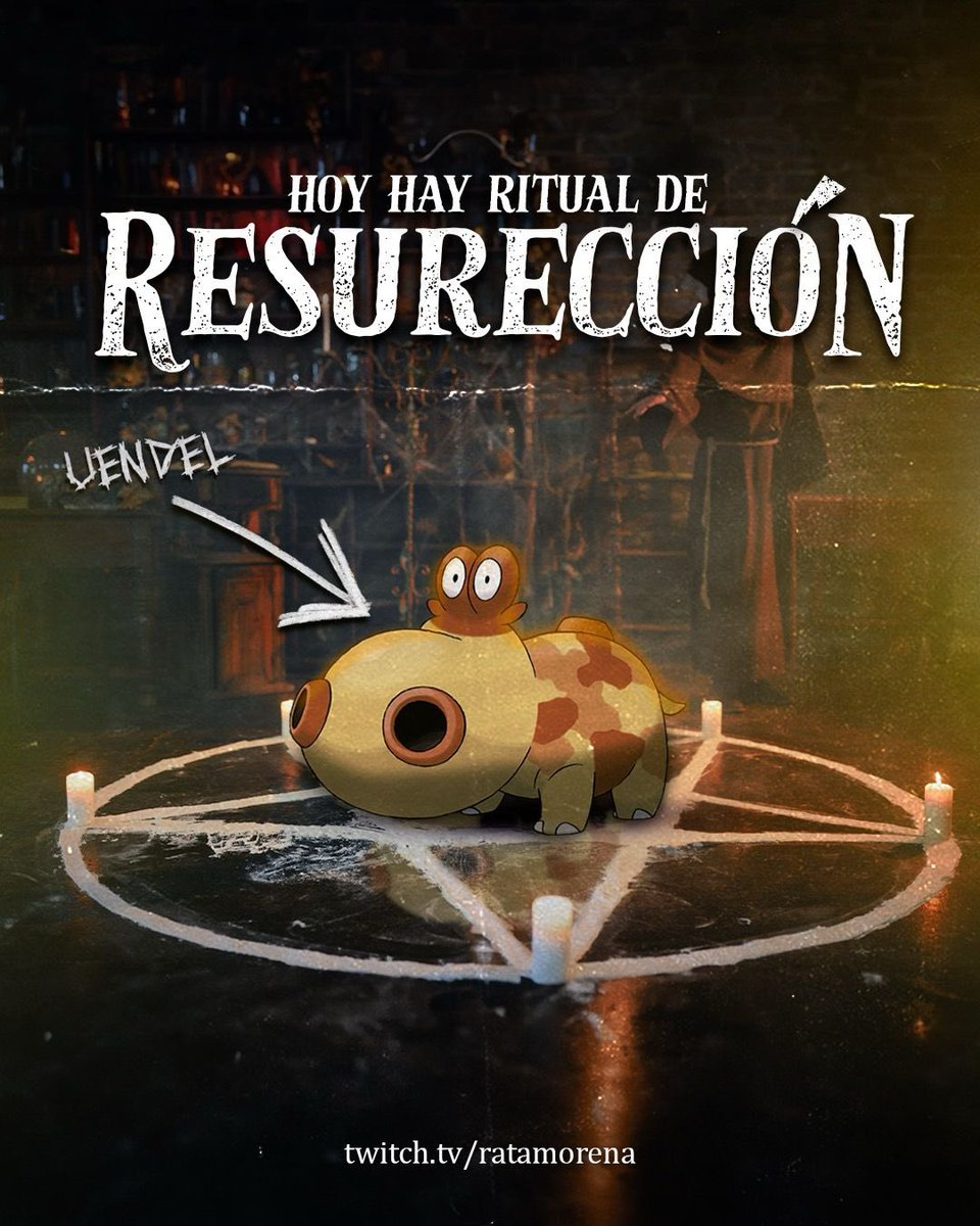 Hoy tenemos el primer stream del año, con nuevas sorpresas para todos y junto con un ritual de resurrección 😈