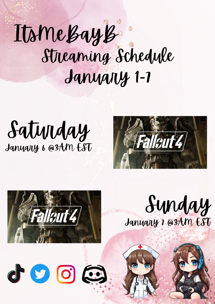 Trying to be better about making a schedule and sticking to it, thanks <a href="/VitaniGames/">Vitani χ</a> for the inspo 🥰