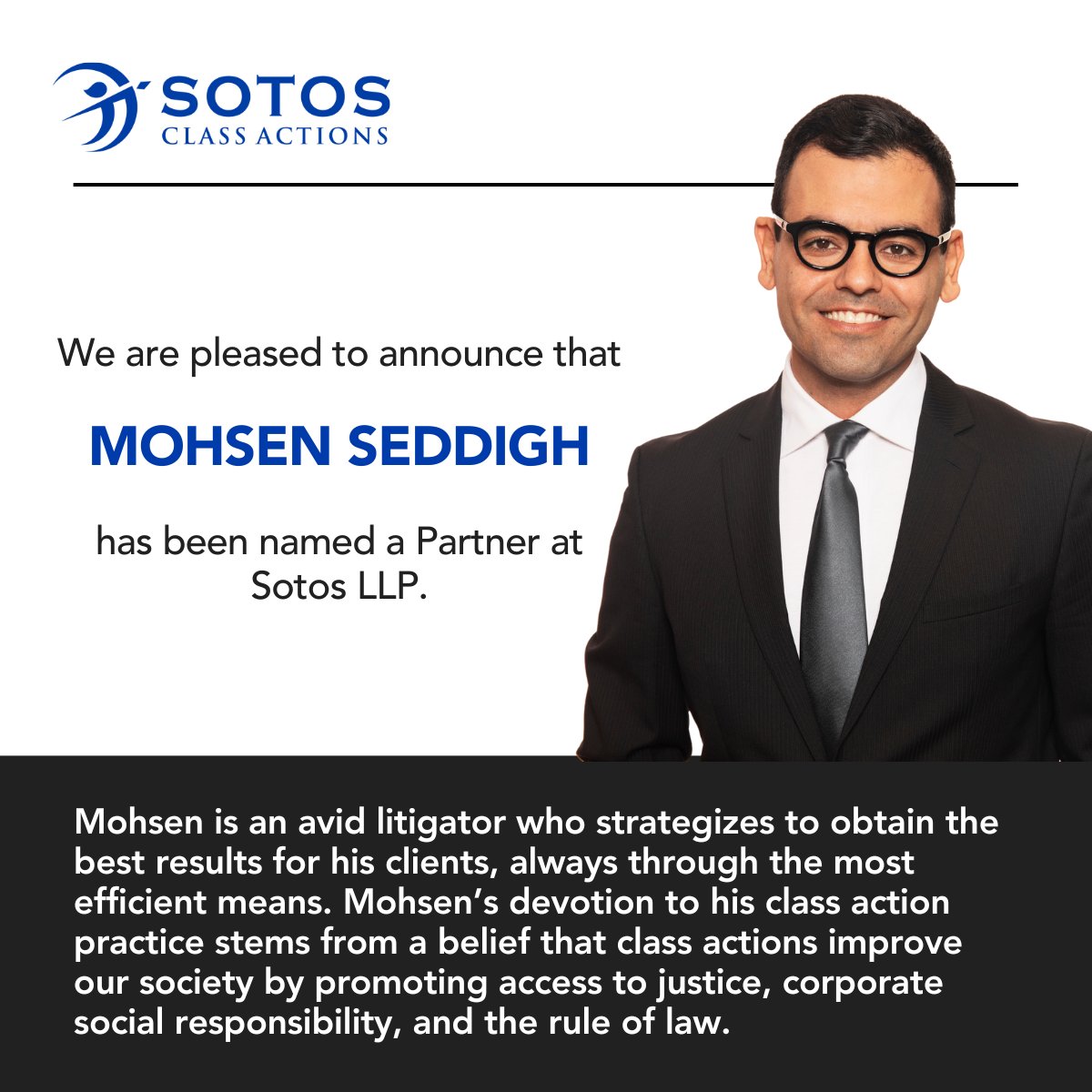 Sotos Class Actions (@classactionscan) on Twitter photo Please join us in congratulating <a href="/Mohsen_Seddigh/">Mohsen Seddigh</a> on this well-deserved achievement. We look forward to his continued leadership and contributions to the firm, the legal community and beyond. Read Mohsen’s bio here: sotosclassactions.com/team/mohsen-se…. Please join us in congratulating <a href="/Mohsen_Seddigh/">Mohsen Seddigh</a> on this well-deserved achievement. We look forward to his continued leadership and contributions to the firm, the legal community and beyond. Read Mohsen’s bio here: sotosclassactions.com/team/mohsen-se….