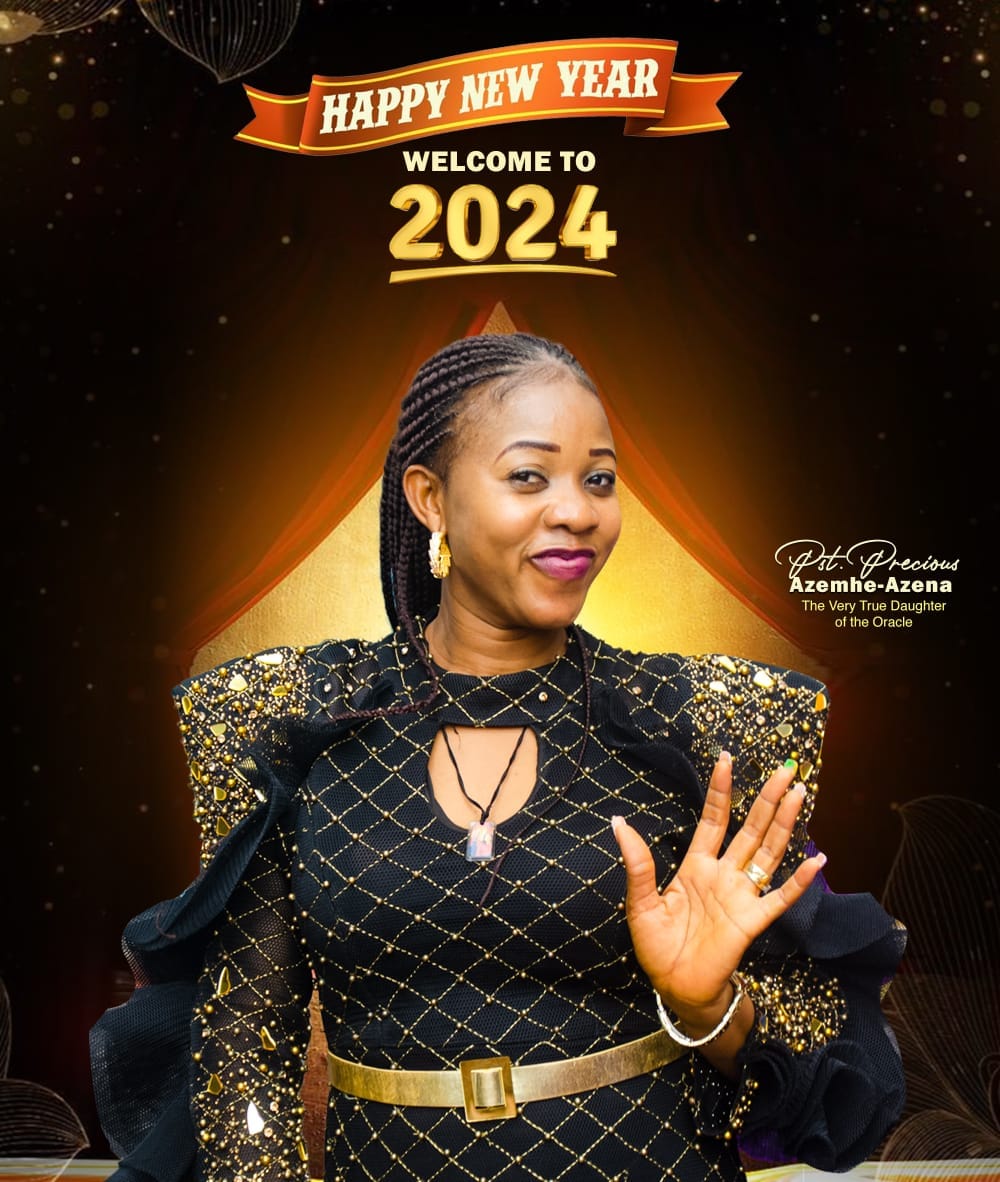 Happy New Year Friends and family. 2024, your year of Intimacy and all-round Blessing. Say 'Amen'.
#ApostleJohnsonSuleman
#DrLizzyJohnsonSuleman
#OmegaFireMinistries