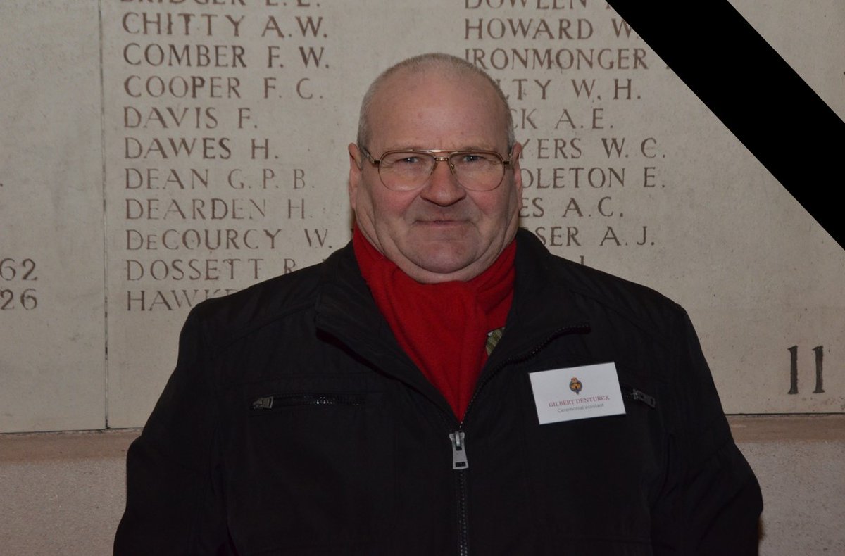 Last Post Ass. Ieper (@lastpostieper) on Twitter photo <a href="/lastpostieper/">Last Post Ass. Ieper</a> meldt het overlijden van Gilbert Denturck, ceremonial assistant van 2013 tot heden.
Dank u Gilbert. Moge je in vrede rusten.
<a href="/lastpostieper/">Last Post Ass. Ieper</a> announces the death of Gilbert Denturck, ceremonial assistant from 2013 till today.
Thank you Gilbert. We will miss you. <a href="/lastpostieper/">Last Post Ass. Ieper</a> meldt het overlijden van Gilbert Denturck, ceremonial assistant van 2013 tot heden.
Dank u Gilbert. Moge je in vrede rusten.
<a href="/lastpostieper/">Last Post Ass. Ieper</a> announces the death of Gilbert Denturck, ceremonial assistant from 2013 till today.
Thank you Gilbert. We will miss you.