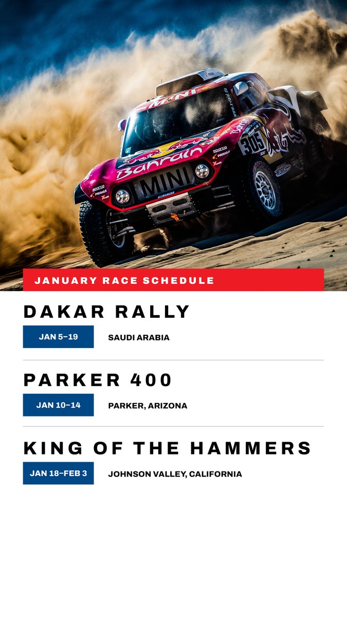 New year. New races. First up on the calendar, the toughest rally raid competition on the planet: #Dakar2024 🏁 #BFGRacing