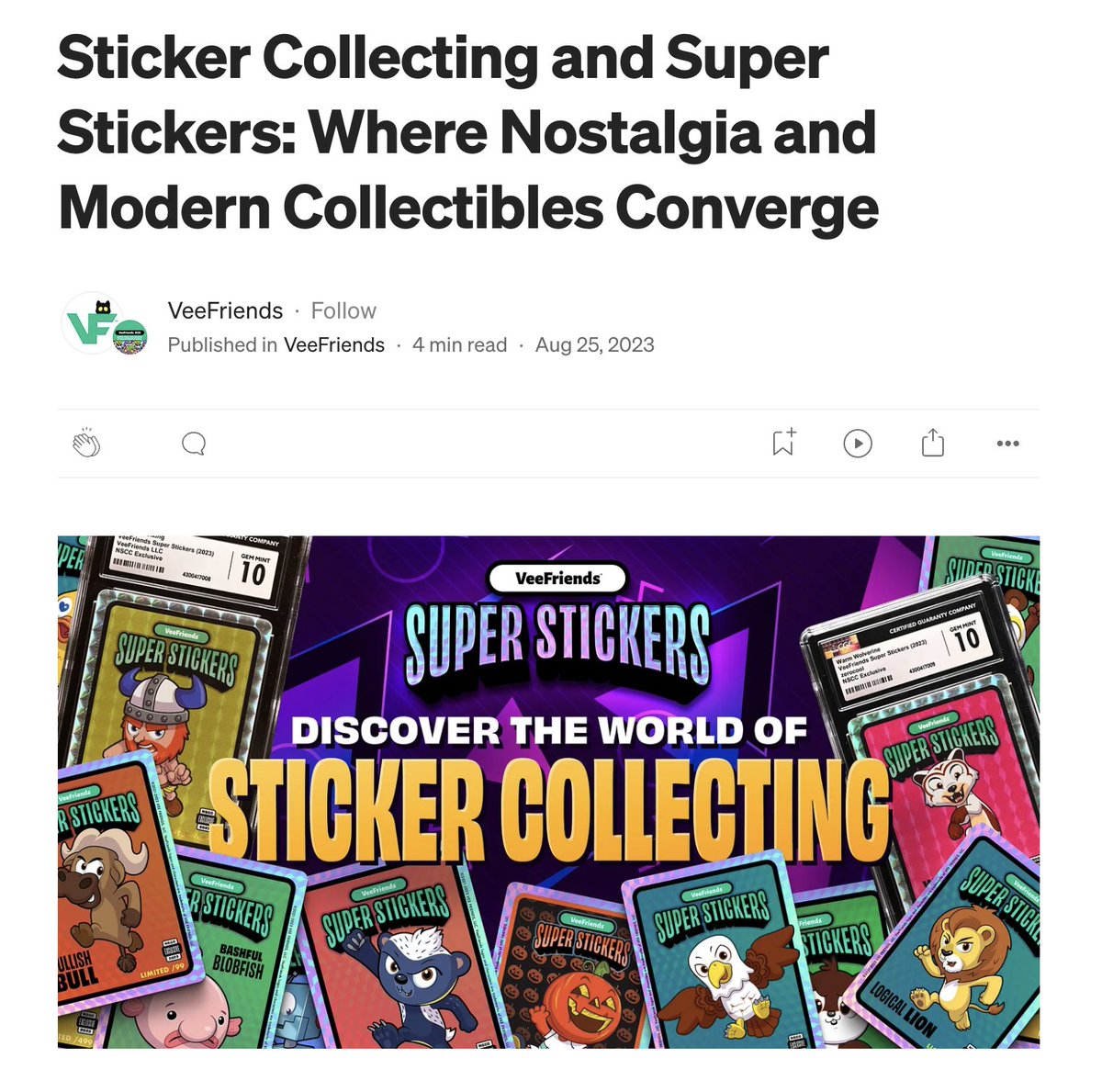 Throwing it back to to this Super Stickers blog post... I don't think anyone caught the easter egg 🥚 The Halloween Pin + Sticker set wasn't announced until October 5th 👀 🤐 🎃 blog.veefriends.com/sticker-collec…