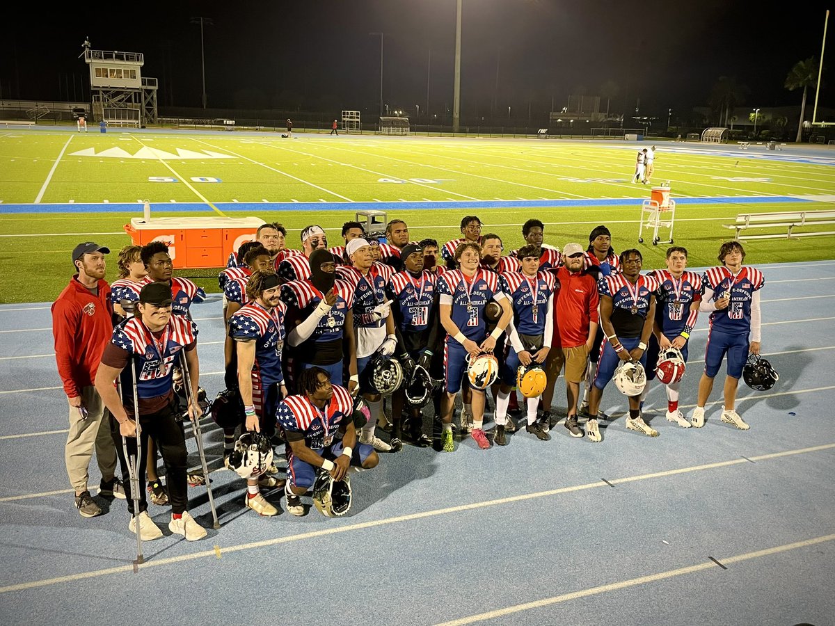 CSigler18's tweet photo. Thank you to @ODFootballCamps for an incredible Bowl Game @IMGAcademy. Shout out to my teammates who competed and fought for the W. https://t.co/lgCcaCeXMy