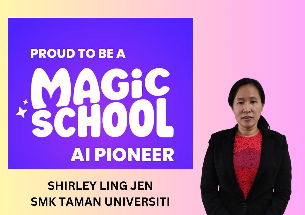 JenKpm's tweet image. AI cert on this new year Thanks #MagicSchool AI