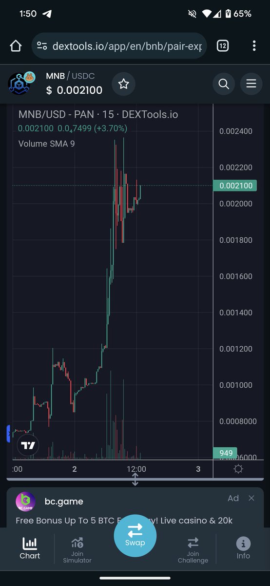 __CVI__'s tweet photo. $MNB This gem is just get started! The 2021 vibes are back! Don't miss out on this once in lifetime opportunity!

#MNB #BSCgem #Uniswap #ETH #BULLRUN2024 #CryptoGems #BitcoinETF #BSCGemsAlert https://t.co/VUeAPUXg1R