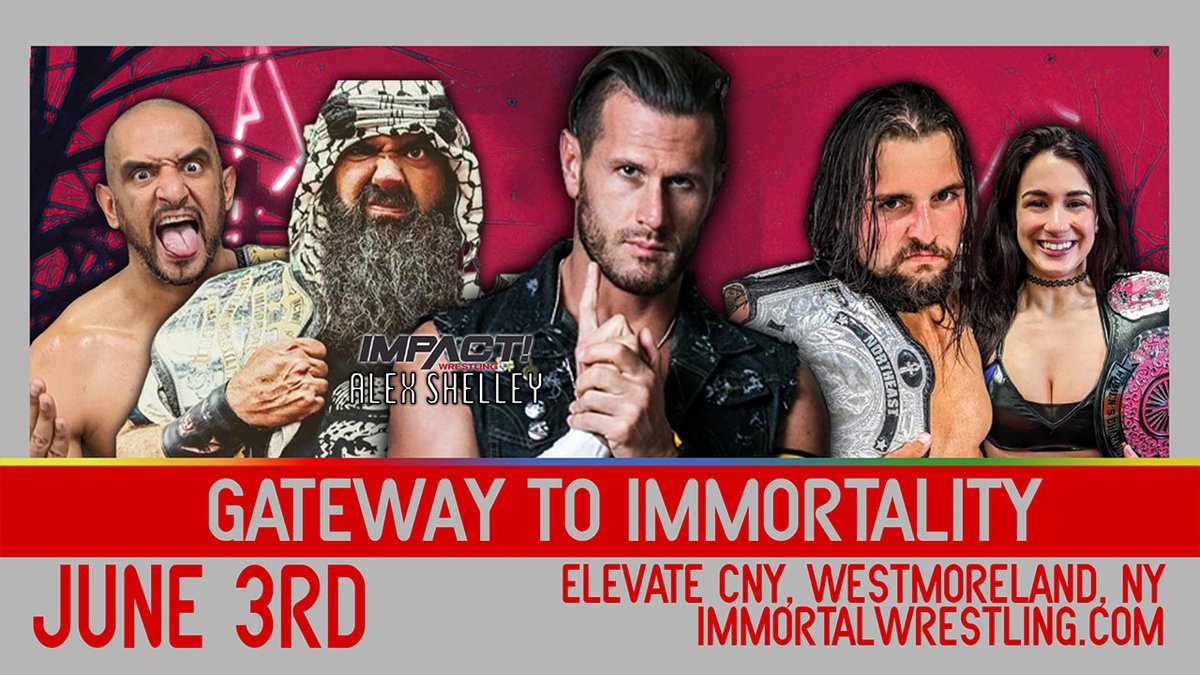 JUST ADDED @ImmortalCW presents Gateway To Immortality! Featuring @KaylaSparks247 v @b3cca4ever @AlexShelley313 v @TheCerinRahne @HolidayGarrett v @VinceValor31 @Bin_Hamin @BlazeHaram v @MechanicsAB + @IceboxAndo @favorite4cast & more! Watch it now independentwrestling.tv/player/Gb40A8W…