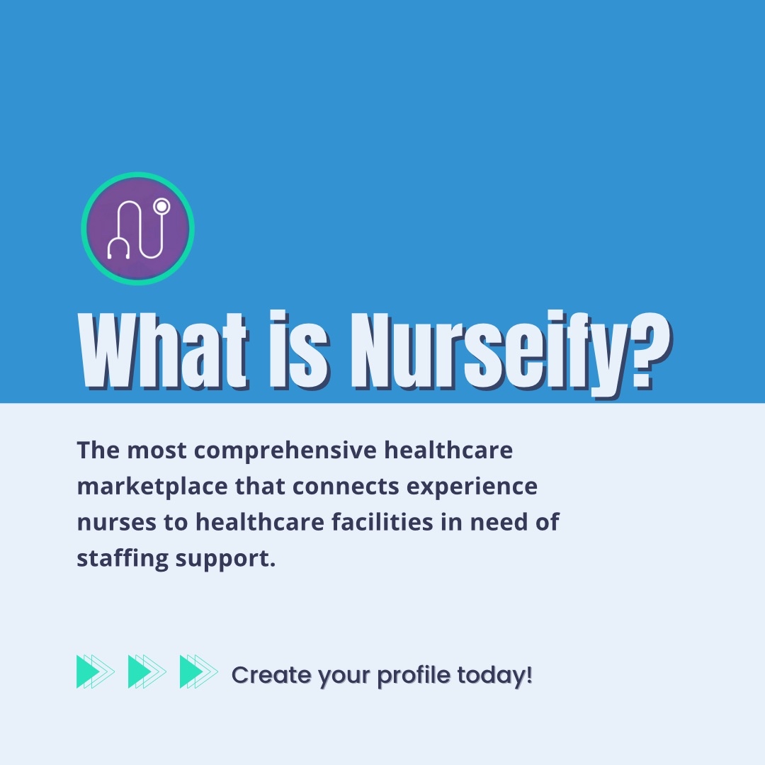 Nurseifyapp's tweet photo. With a fresh new year, we want to take the time to answer the question 

“What is Nurseify?”

Take control of your nursery career with Nurseify! https://t.co/nXWBPEvsMm