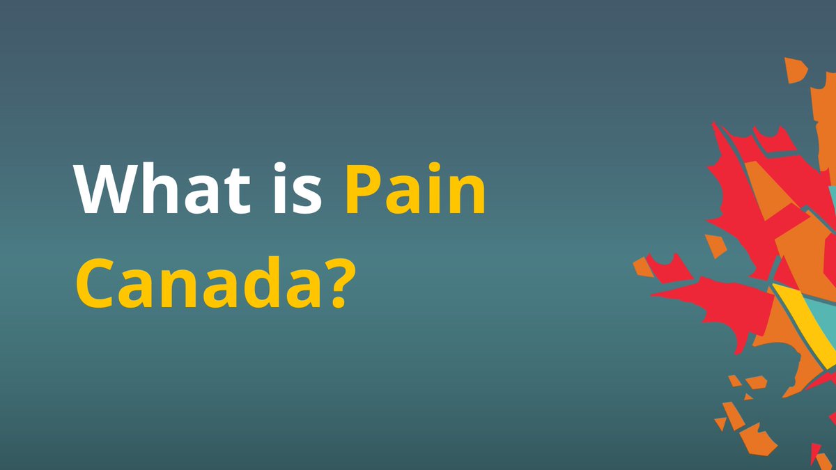 What is Pain Canada? Pain Canada is a national initiative for people in Canada living with chronic pain. We mobilize resources to build capacity towards dramatically improved systems of care and support for people with pain. ➡️For more information, visit: paincanada.ca/about#pain-can…