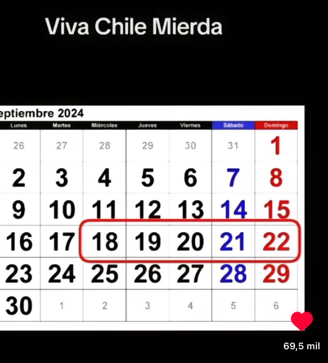 Viva Chileeee 🥳🥳🥳 #18septiembre