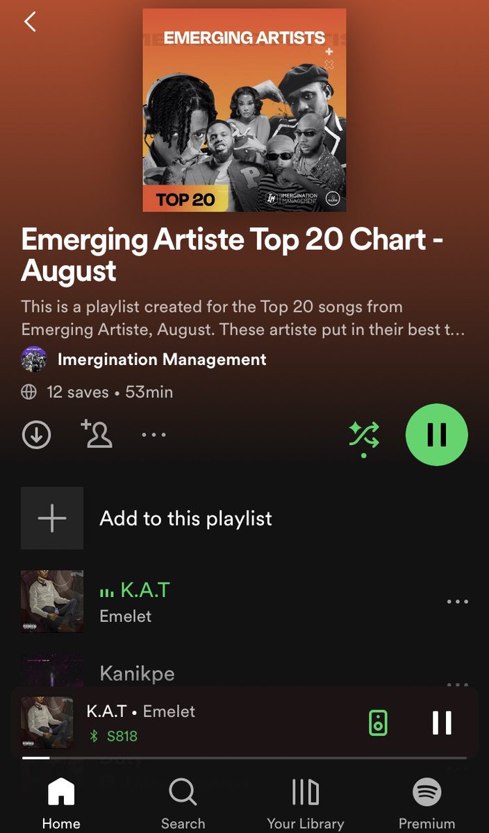 This is the best Emerging Artistes playlist out there.

Take a listen 👂 👇