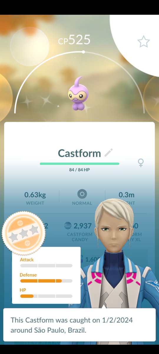 marinaferrari_'s tweet image. 💞✨
#Castform #ShinyPokemon #PokemonGO