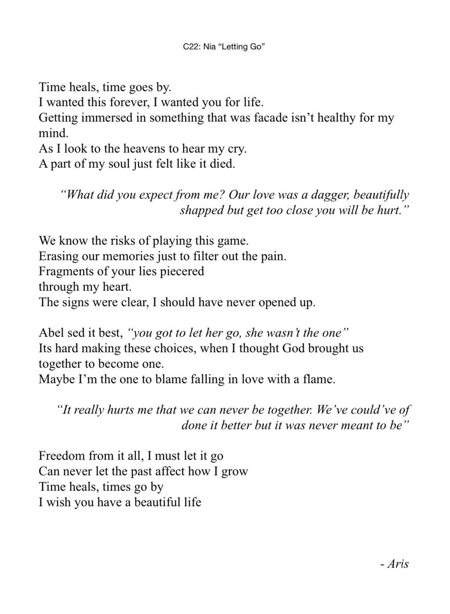 waveysharks's tweet photo. Letting Go🥀

A true poem for my lovers and for the people who have loved before🤞🏾 https://t.co/5IJebtc7XU